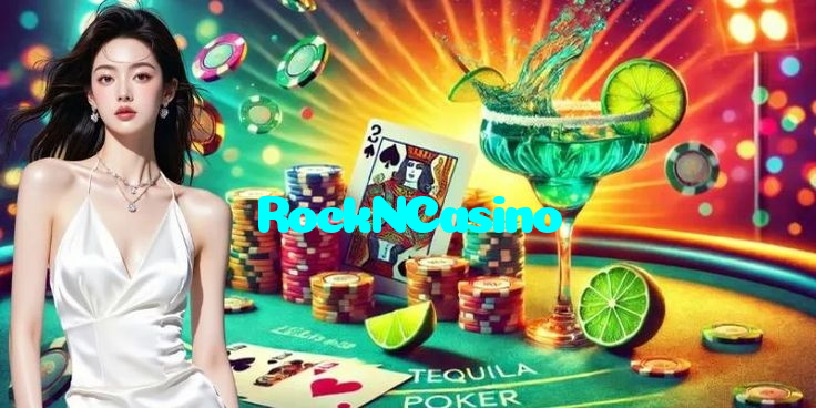 RockNCasino casino presented on mobile device in Pakistan with slots and live games